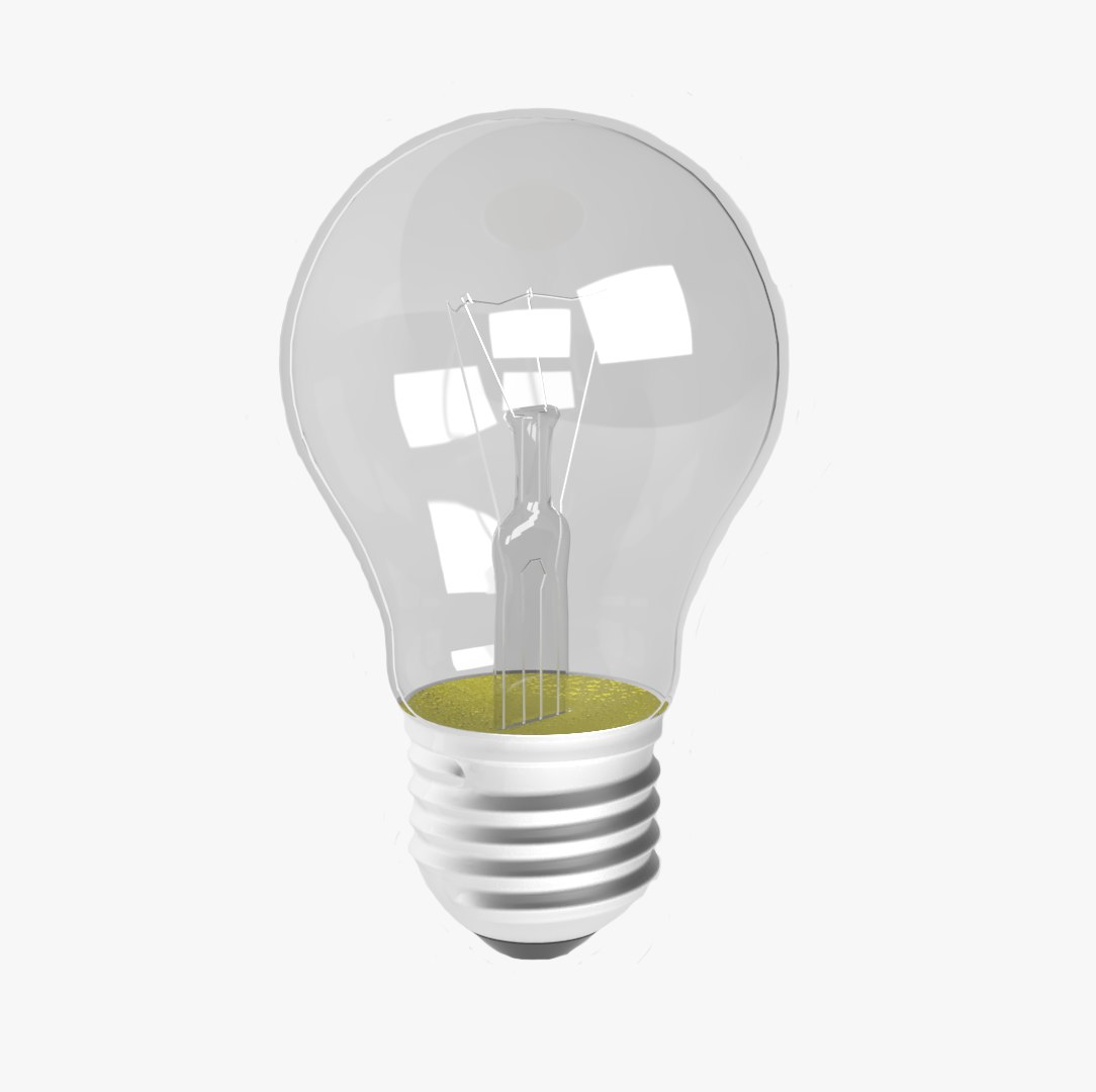 3D light bulb model TurboSquid 1521108