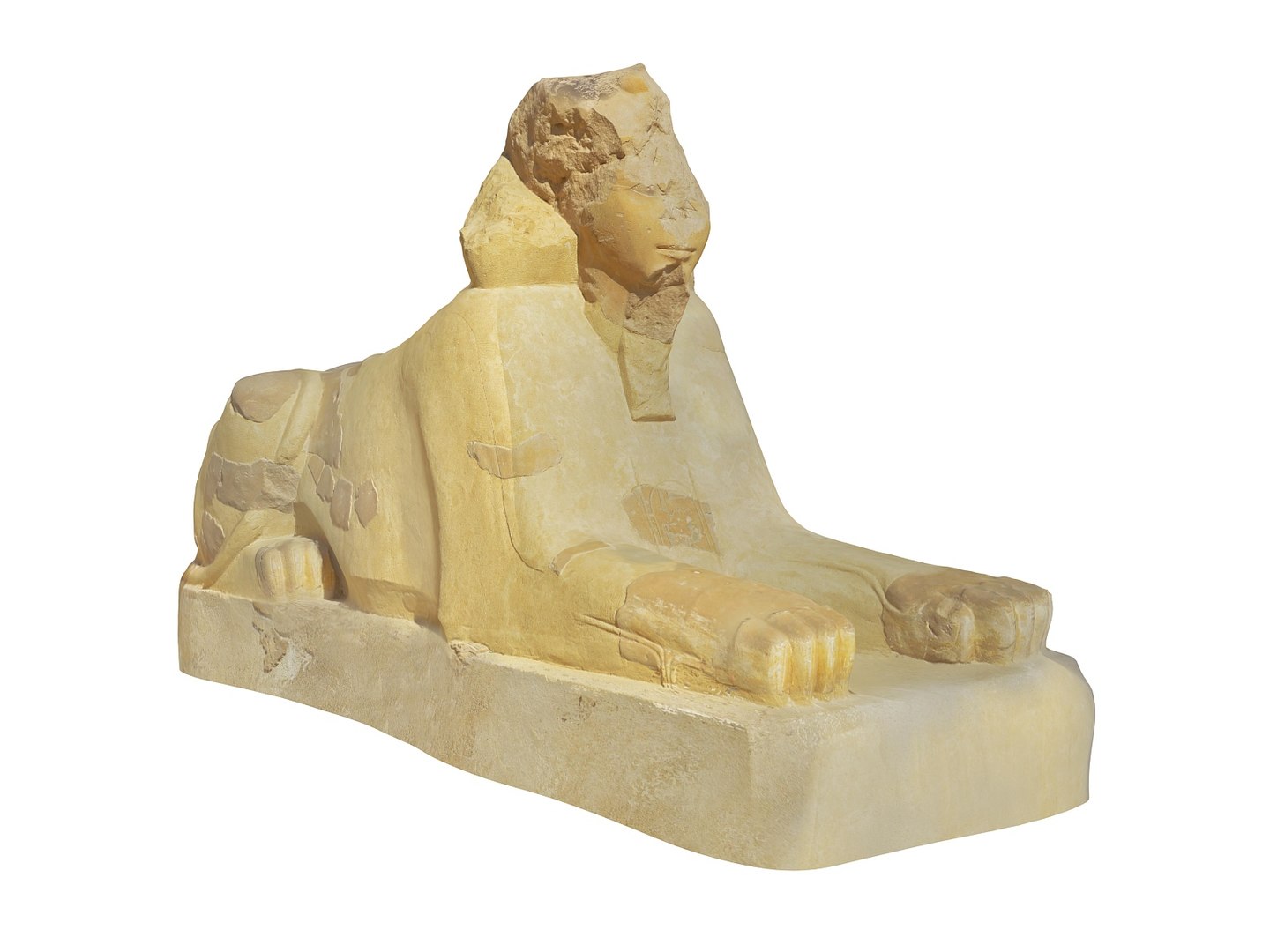 Sphinx ancient monument 3D model TurboSquid 1521222