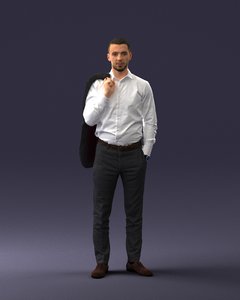 3D office manager model