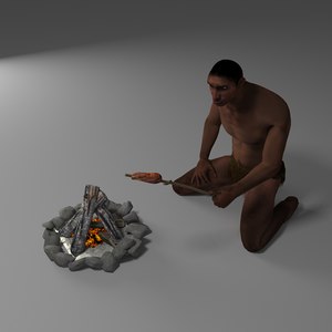 homo erectus 3D model
