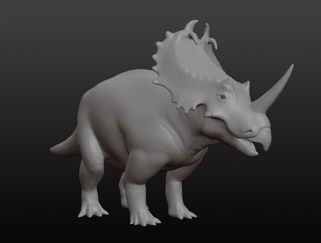 dino in 3d
