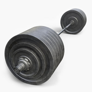 barbell weights 3D model