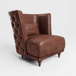chester armchair 3D model