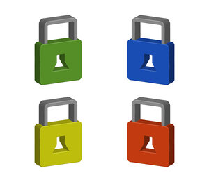 padlock 3d
