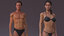 male female body 3D model