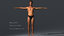 male female body 3D model