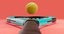 tennis racquet 3D model