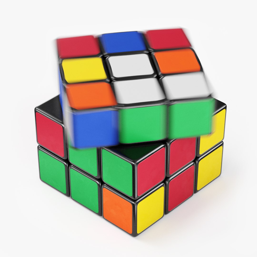 3D model rubik cube animation solved - TurboSquid 1521870