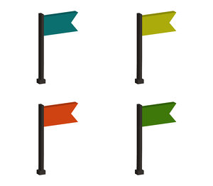 isometric flag