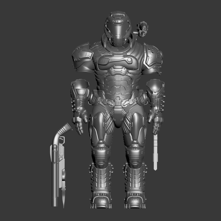 Fallout 4 doomguy armor фото 56