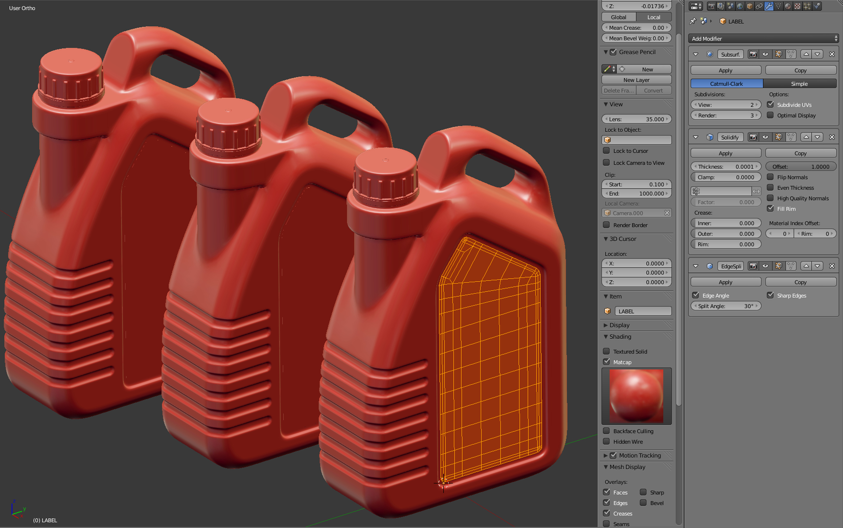 Bottle engine oil 3D TurboSquid 1522105