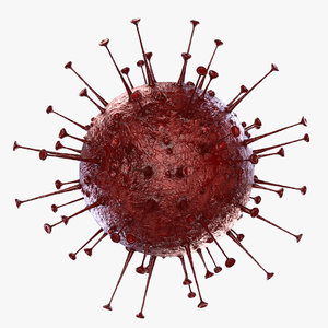 coronavirus sars-cov-2 3D model