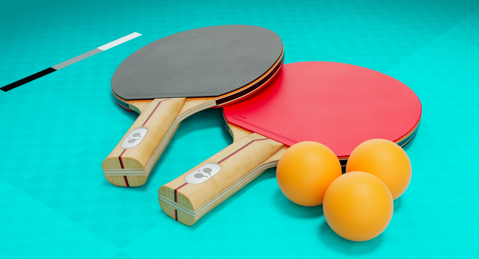 3D table tennis paddle TurboSquid 1522301