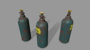3D oxygen tank model