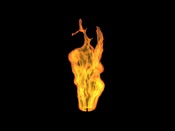 animated fire 3d model free download