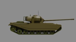 3D simple tank centurion