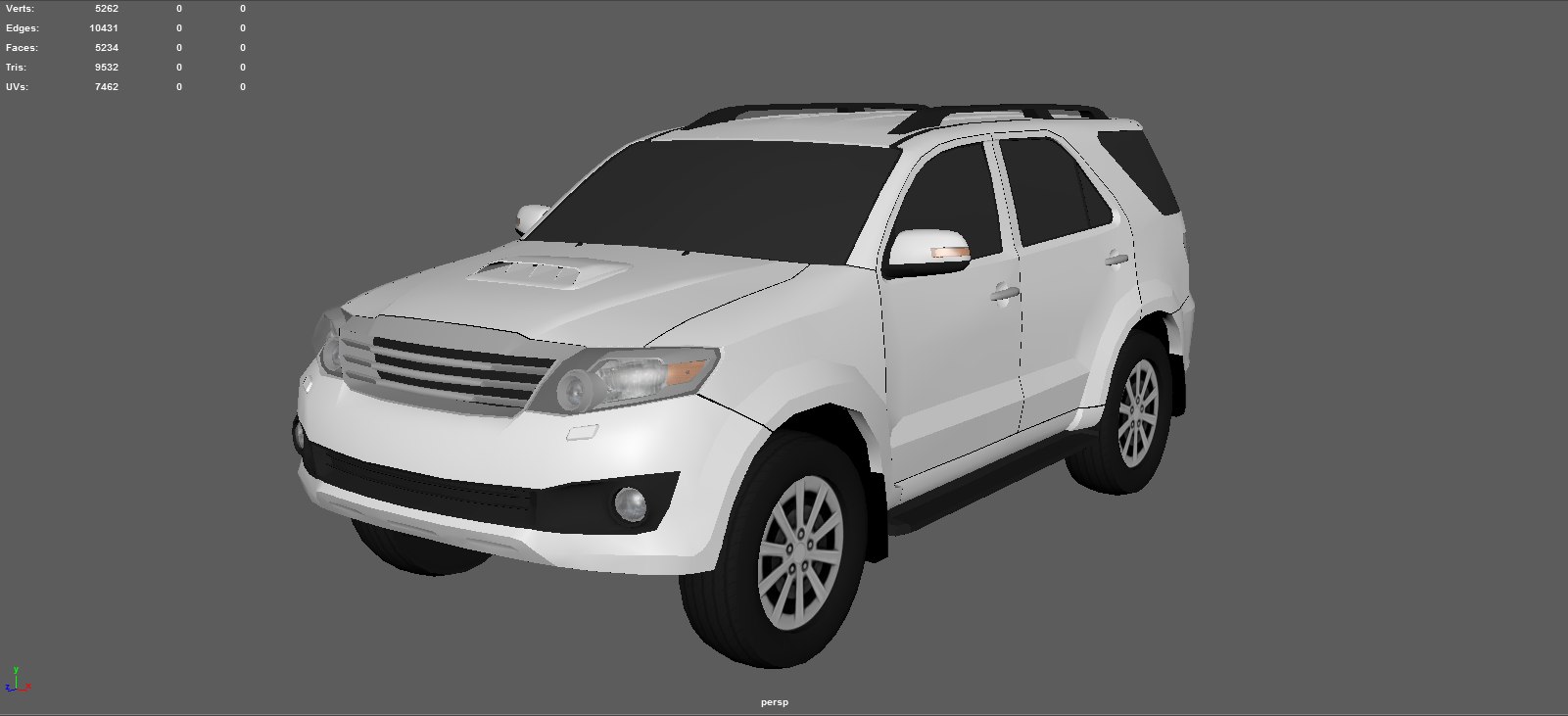 Toyota fortuner 2012 3D model - TurboSquid 1523227