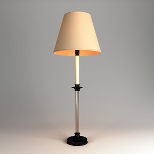 3D table lamp lights v-ray model