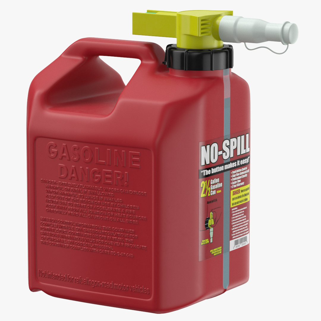 Plastic Gas Containers Collection 3DModell TurboSquid 1530943
