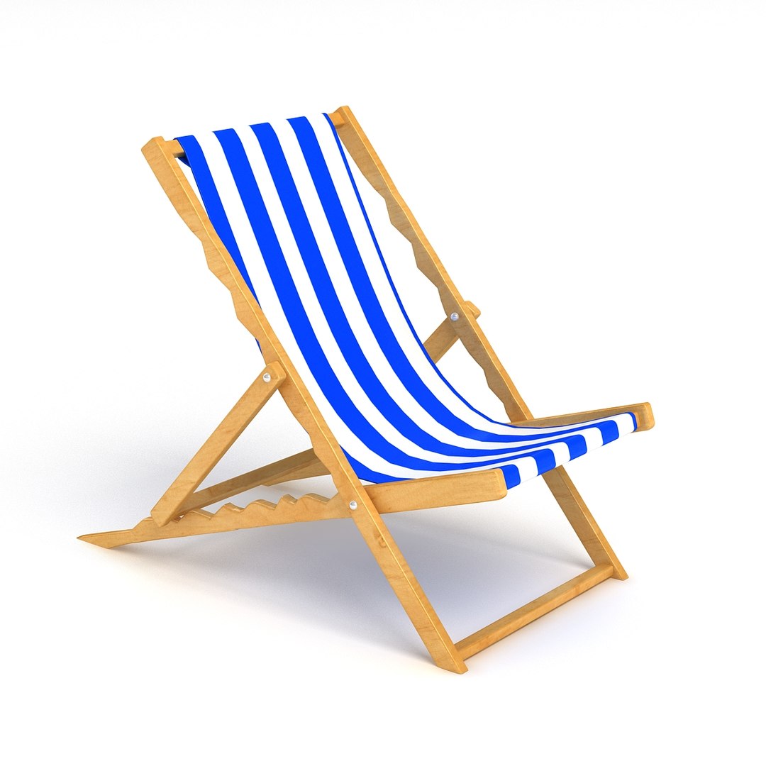 3D model beach chair - TurboSquid 1523771