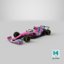 3D racing point f1 rp20 model