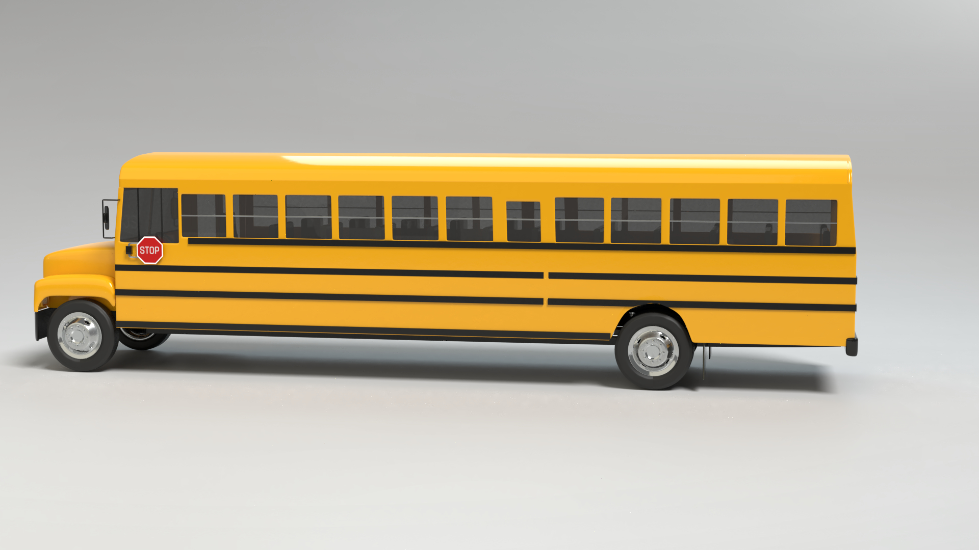 School bus 3D model - TurboSquid 1524469