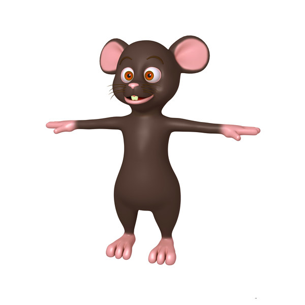 3d mouse cartoon model