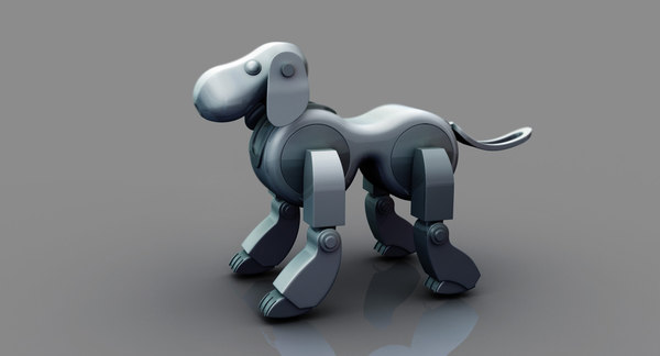3D model robot dog