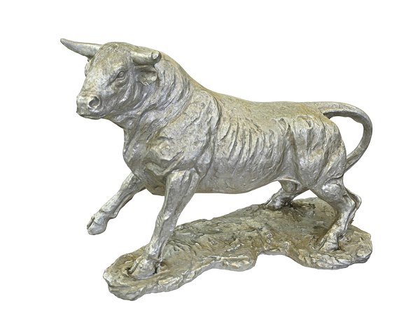 3D model stone bull hd