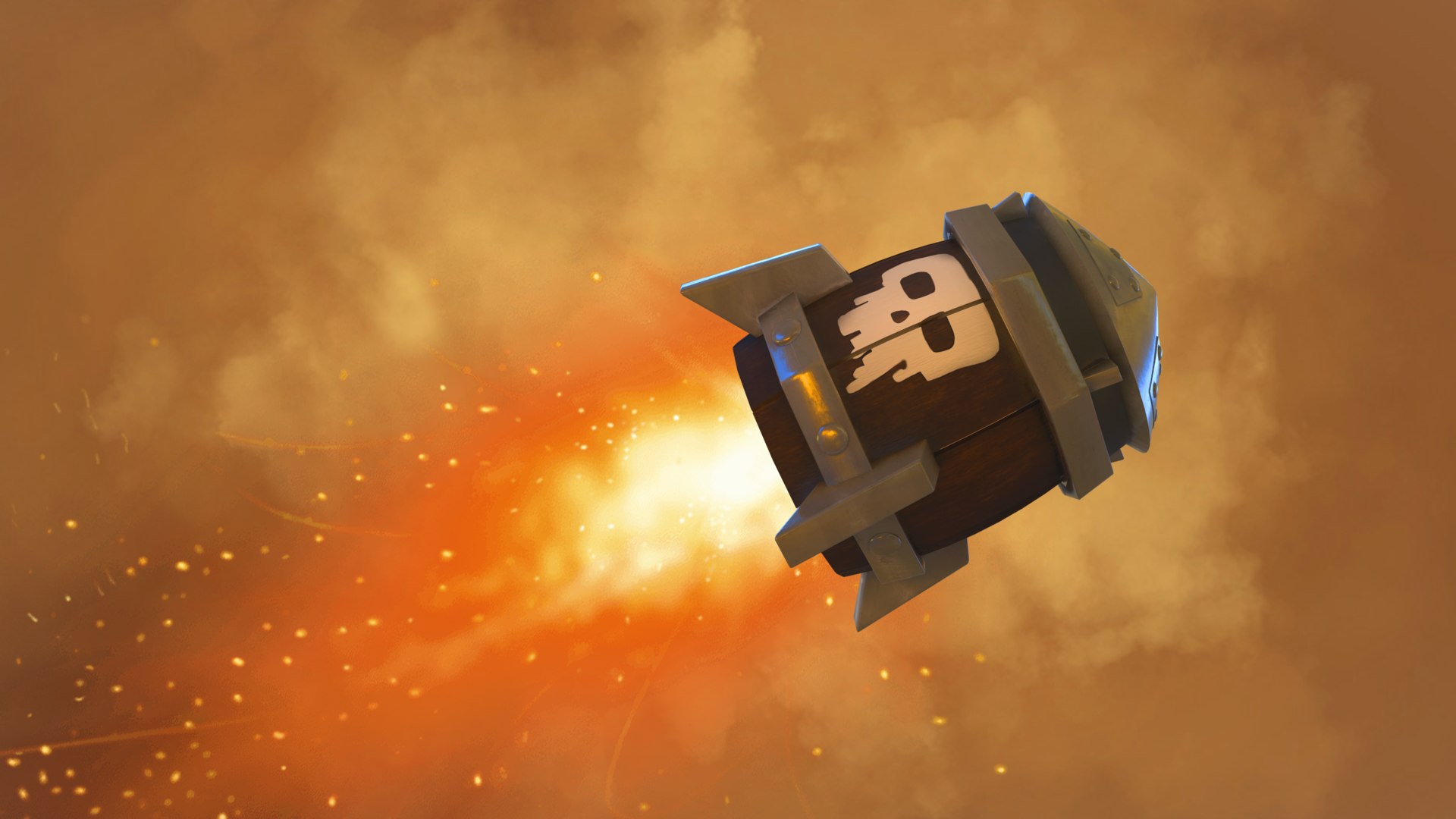 Free 3d Rocket Clash Royale Model Turbosquid 1525232