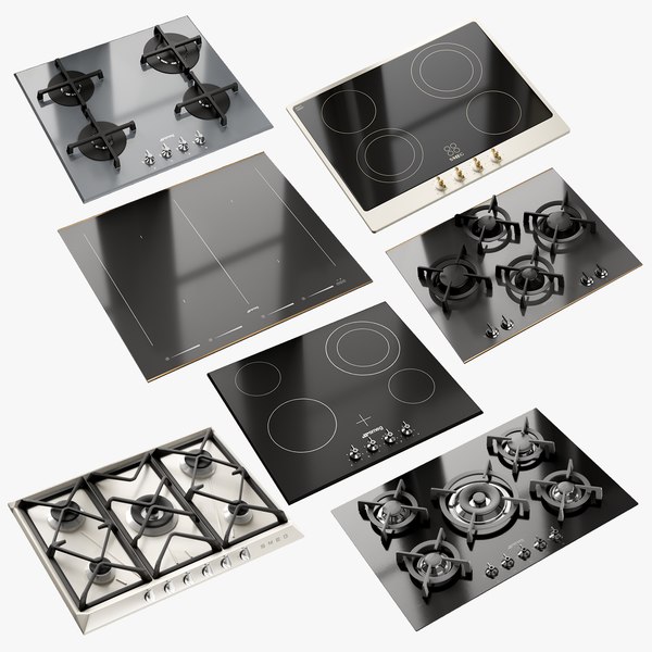 3D realistic hob 1 collections