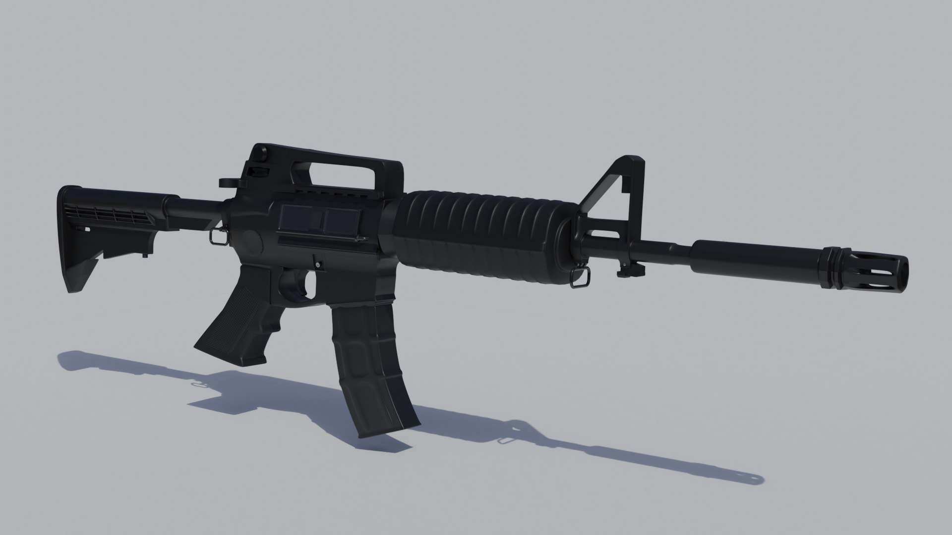 3D m4 carbine rifle weapon - TurboSquid 1525426