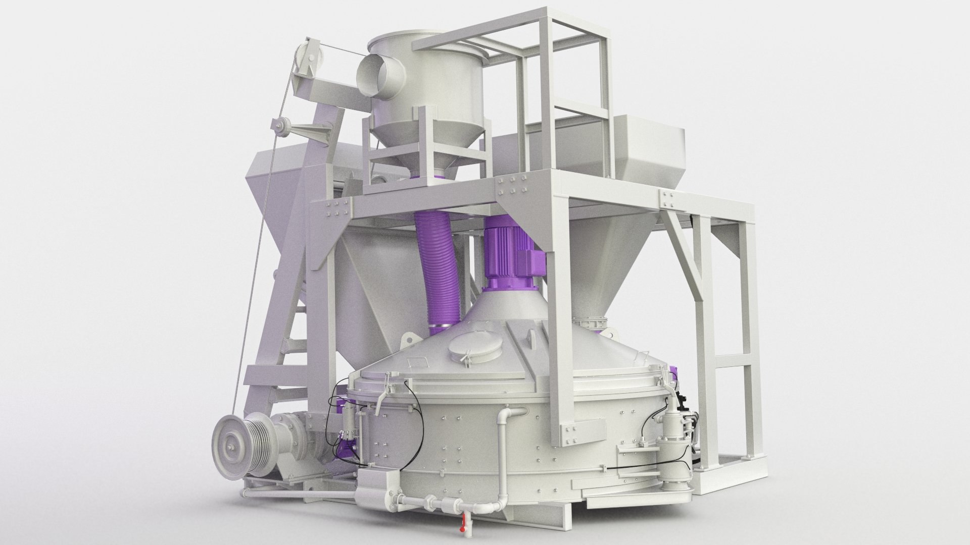 Concrete mixer 3D TurboSquid 1525475