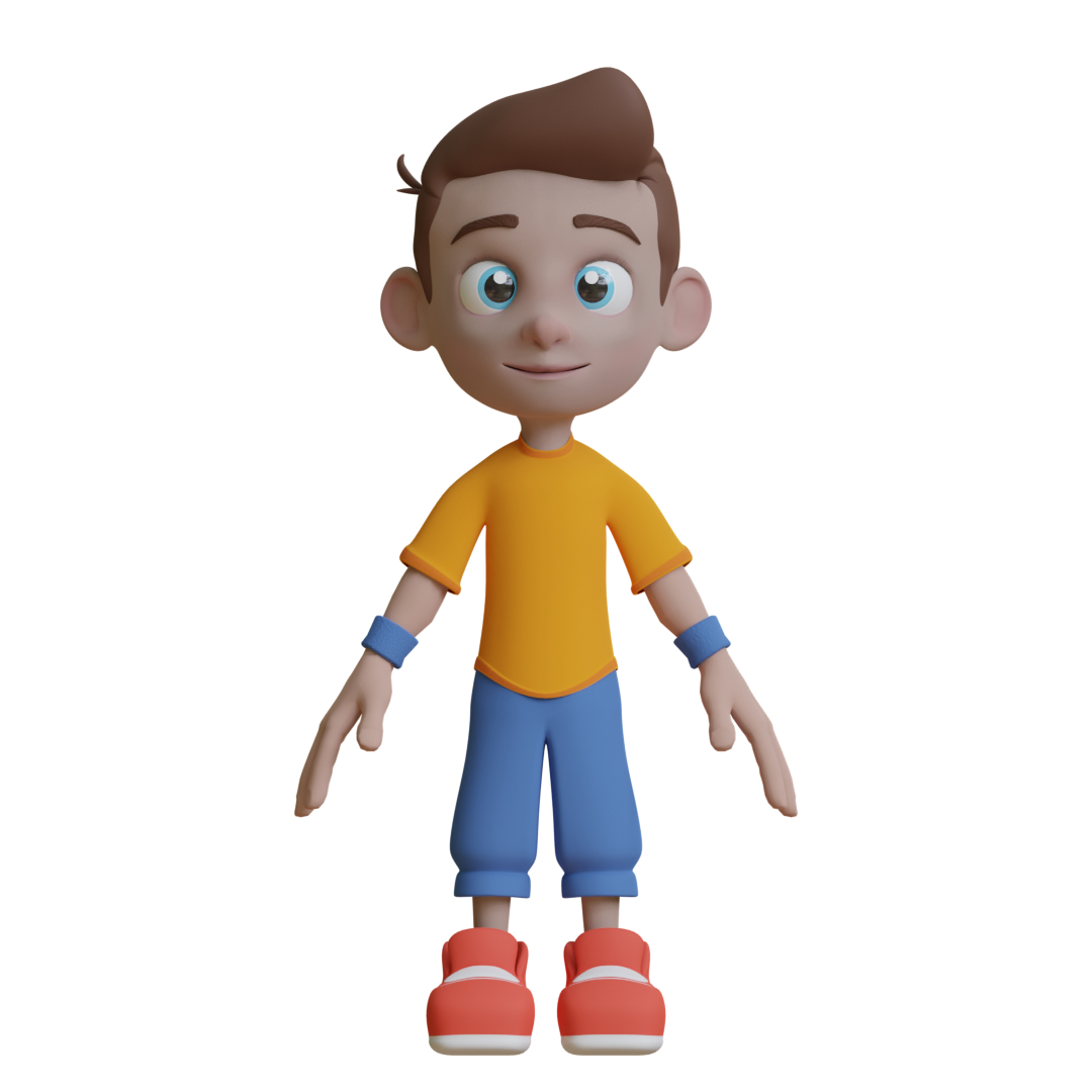 Boy character 3D - TurboSquid 1525905