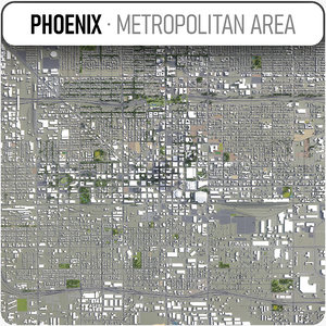 phoenix metropolitan area 3D