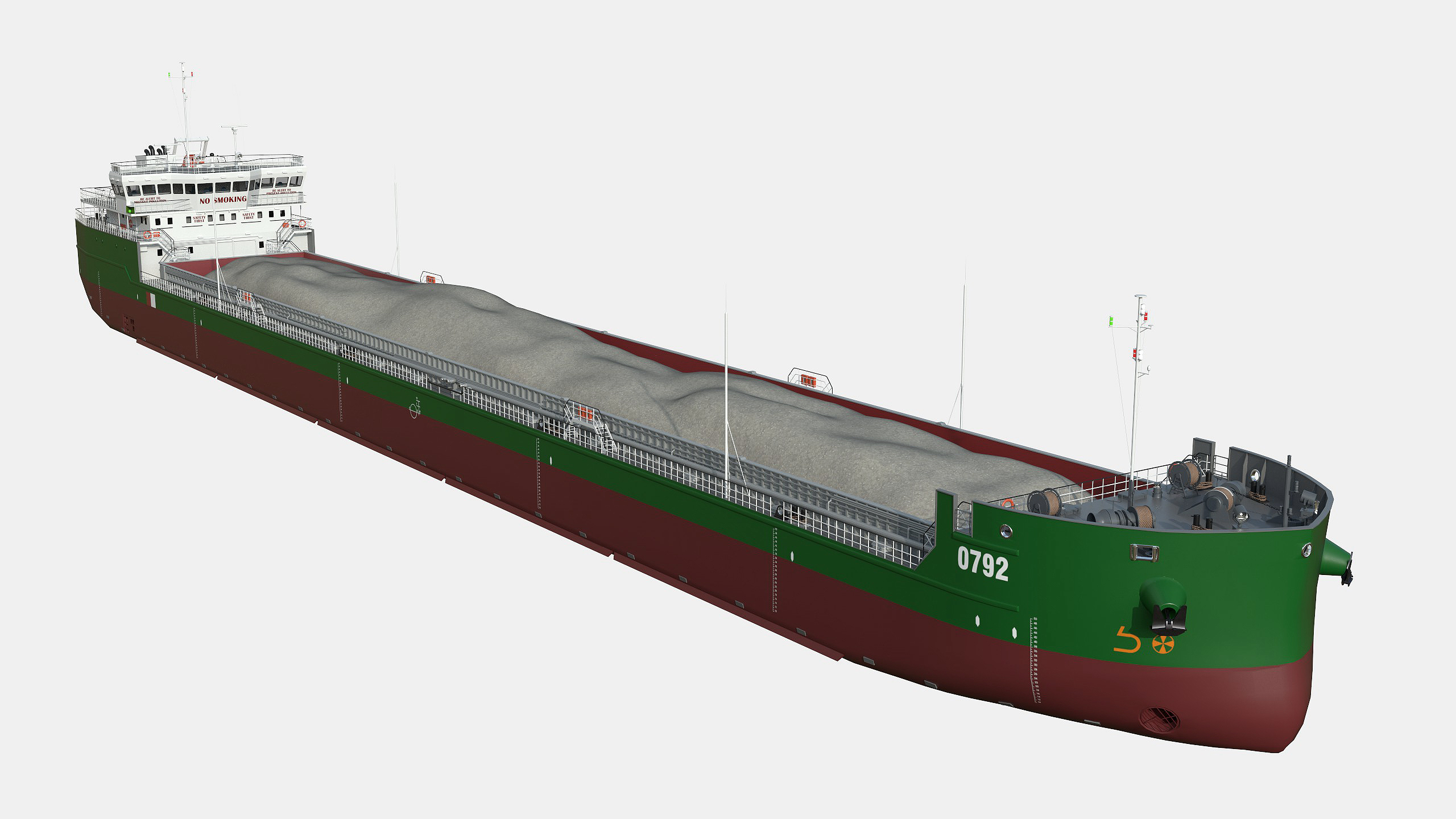 combined platform tanker ship 140m3d模型