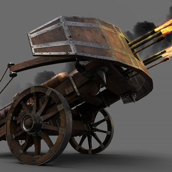 3d Medieval Flamethrower Ballista Turbosquid 1526066