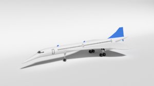 concorde airplane model