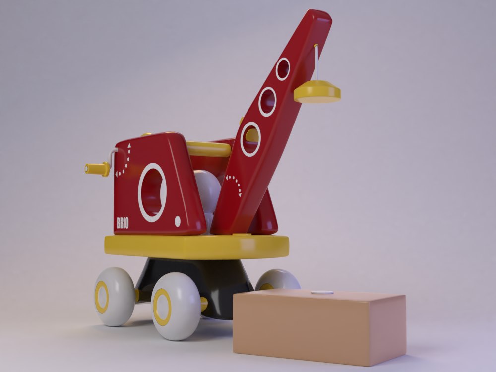 Cute Toy Crane 3D Model - TurboSquid 1526150