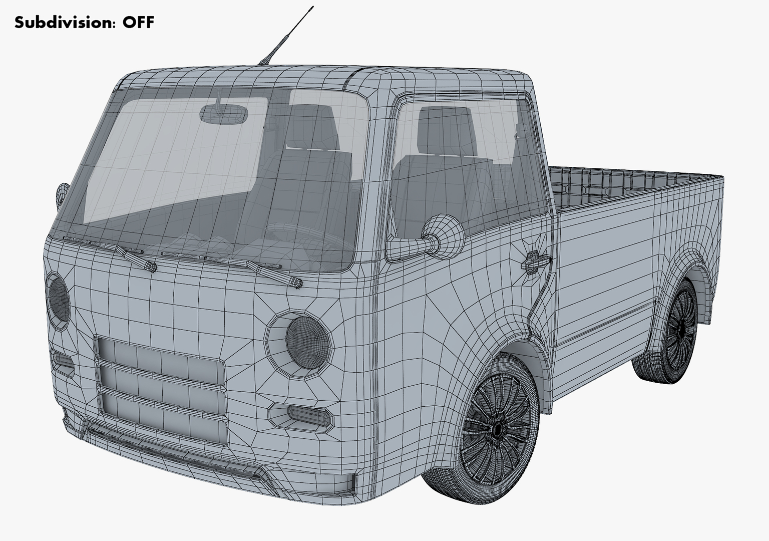 Kei truck concept retro 3D model - TurboSquid 1526584