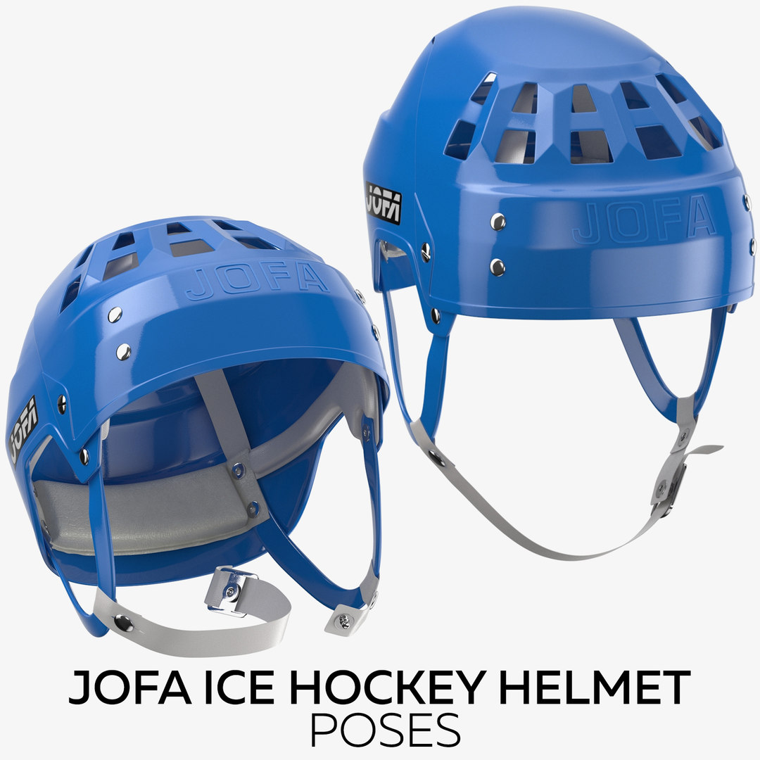 Jofa ice hockey helmet 3D model TurboSquid 1526838