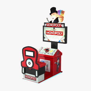 3D model monopoly arcade