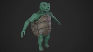 3D turtle character