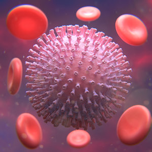 eritrocite corona virus 3D
