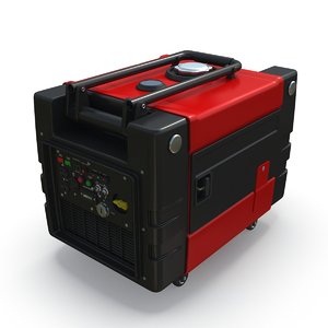 portable generator pbr 3D model
