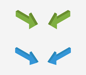 isometric arrow