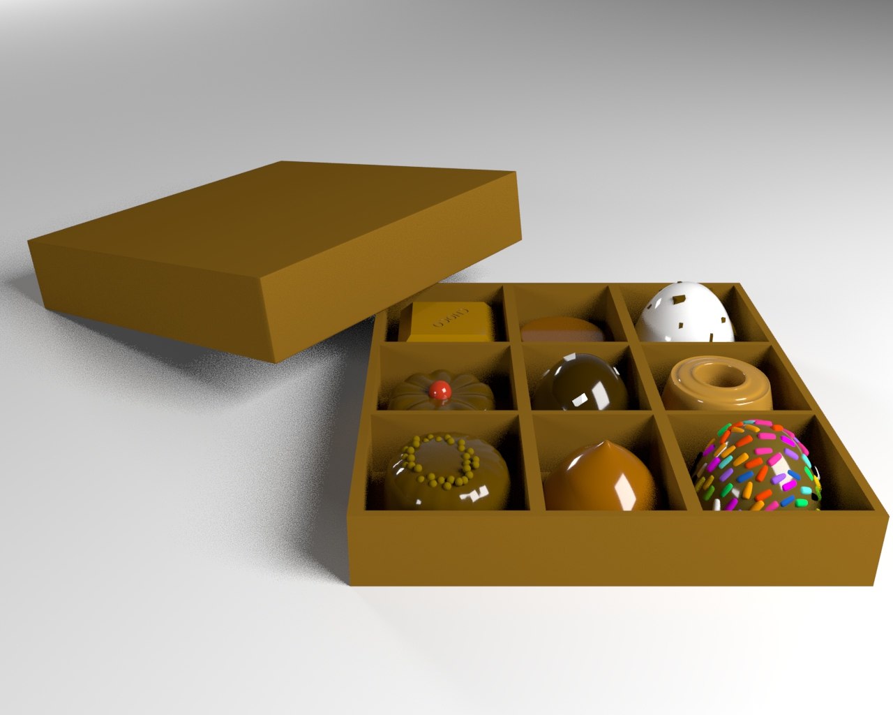 3d Choco Chocolate Box Turbosquid 1527776