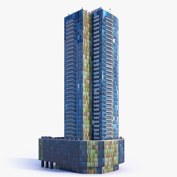 3d摩天大楼模型