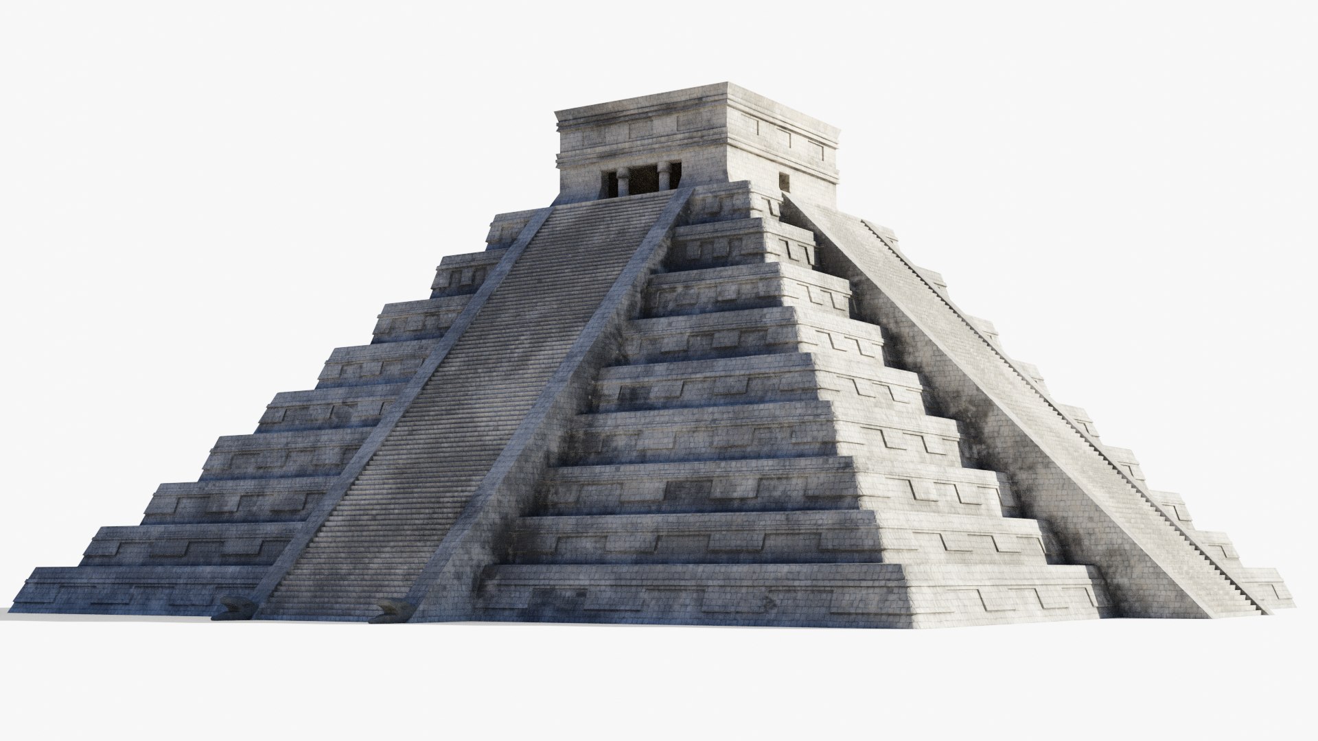 3D model chichen itza pyramid - TurboSquid 1527871