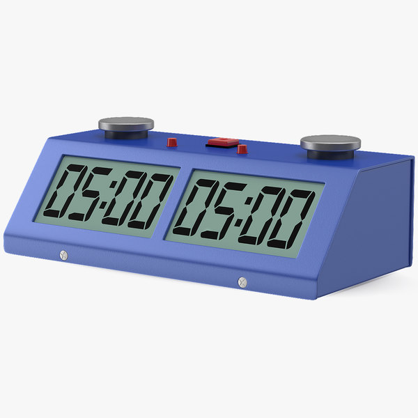3D digital chess clock generic